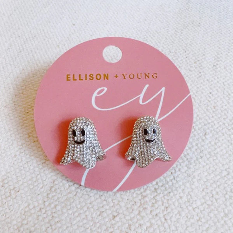 Boo Bling Ghost Earrings
