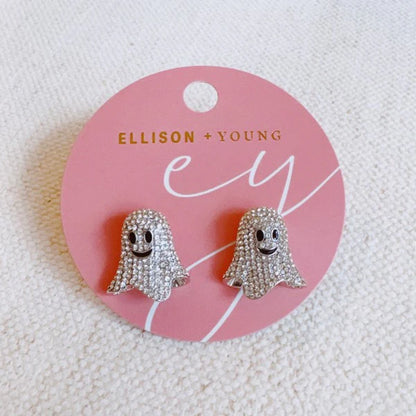 Boo Bling Ghost Earrings