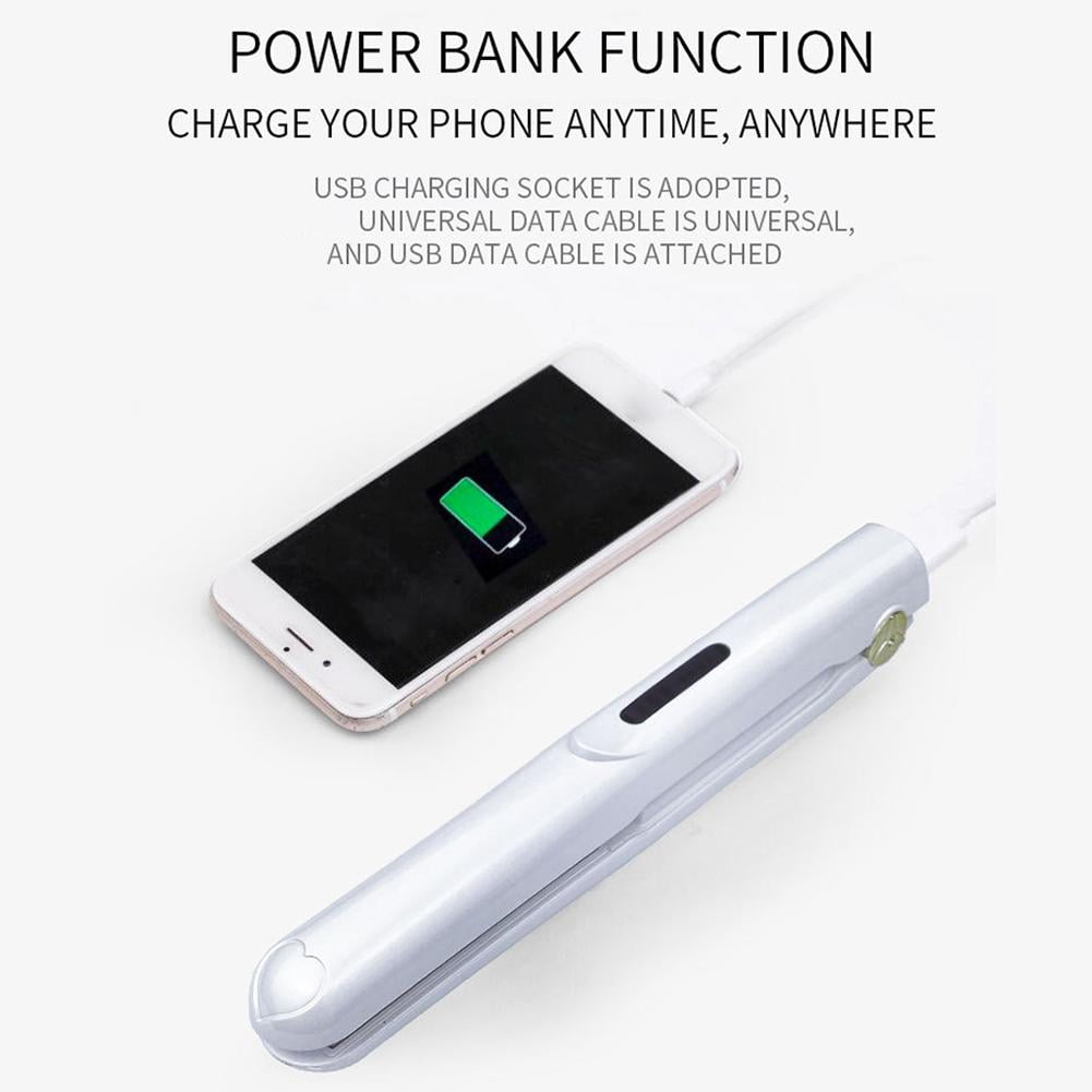 Cordless Rechargeable Hair Styler – Straightener & Curler in One