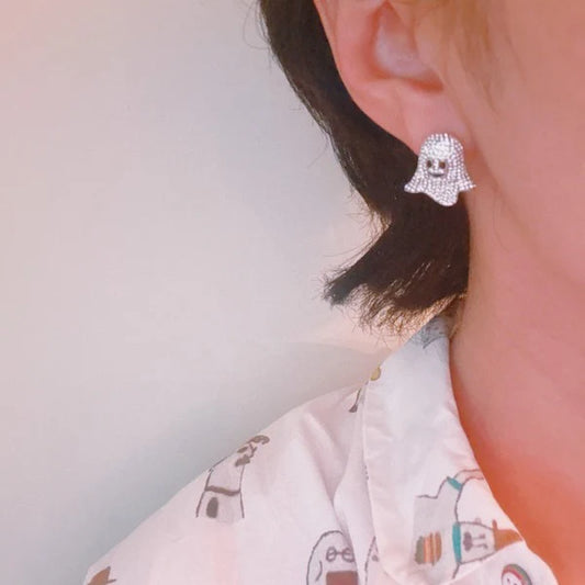 Boo Bling Ghost Earrings