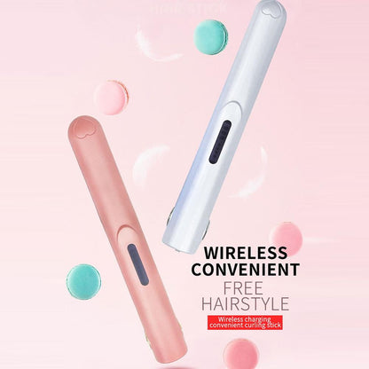 Cordless Rechargeable Hair Styler – Straightener & Curler in One